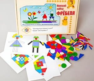 Игровой набор Фребеля "Конструктор плоскостной-4" (Серия "Эксперимент") - fgospostavki.ru - Апатиты