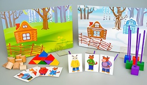 Игровой набор Фребеля "Заюшкина избушка" (серия "Сказочный мир". Выпуск 1) - fgospostavki.ru - Апатиты