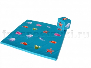 Игровой мат "Море" с кубиком - fgospostavki.ru - Апатиты