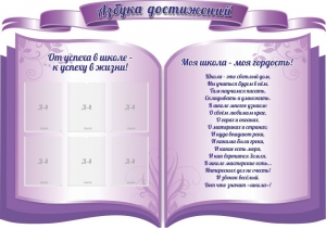 Стенд "Азбука достижений" (резной стенд из 3-х частей) - fgospostavki.ru - Апатиты