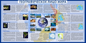Стенд "Географическое лицо мира" - fgospostavki.ru - Апатиты
