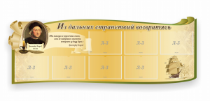 Стенд резной "Из дальних странствий возвратясь" - fgospostavki.ru - Апатиты