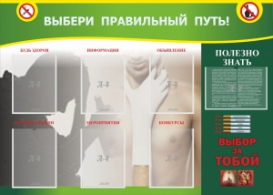 Стенд "Выбери правильный путь!" - fgospostavki.ru - Апатиты