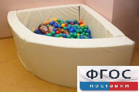 Сухой бассейн в форме 1/4 круга (150х150х66 сантиметров) - fgospostavki.ru - Апатиты