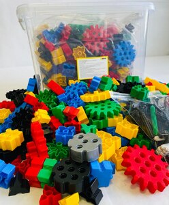 Конструктор Шестеренки (STEM Junior) 300 деталей  - fgospostavki.ru - Апатиты