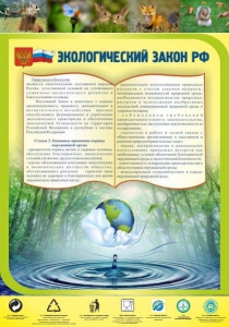 Стенд "Экологический закон РФ" - fgospostavki.ru - Апатиты