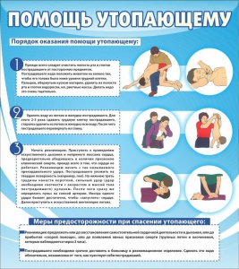 Стенд "Помощь утопающему" - fgospostavki.ru - Апатиты