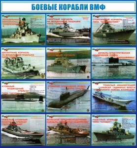 Стенд "Боевые корабли ВМФ" - fgospostavki.ru - Апатиты