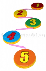 Дорожка "Змейка-шагайка-геометрическая" с цифрами - fgospostavki.ru - Апатиты
