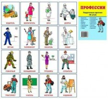 Раздаточные карточки "Профессии" - fgospostavki.ru - Апатиты