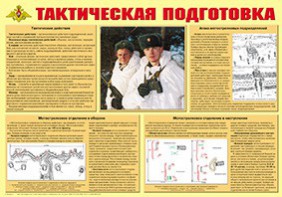 Плакат "Тактическая подготовка" - fgospostavki.ru - Апатиты