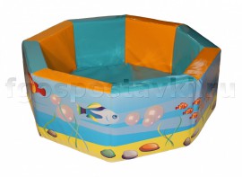 Сухой бассейн восьмигранный с шелкографией - fgospostavki.ru - Апатиты
