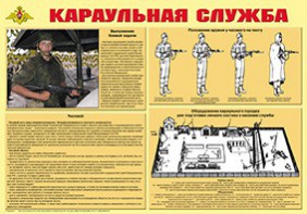 Плакат "Караульная служба" - fgospostavki.ru - Апатиты