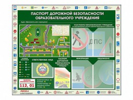 Стенд-уголок "Паспорт дорожной безопасности образовательного учреждения" - fgospostavki.ru - Апатиты