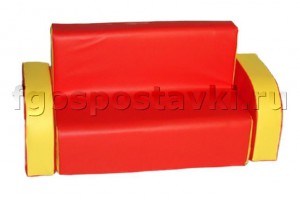 Бескаркасный диван ВИК с подлокотниками - fgospostavki.ru - Апатиты
