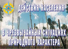 Комплект плакатов "Действия населения в ЧС природного характера" - fgospostavki.ru - Апатиты
