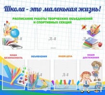Стенд "Школа - это маленькая жизнь" - fgospostavki.ru - Апатиты
