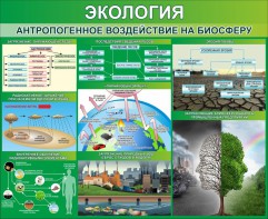 Стенд "Экология. Антропогенное воздействие на биосферу" - fgospostavki.ru - Апатиты