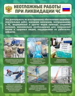 Стенд "Неотложные работы при ликвидации ЧС" - fgospostavki.ru - Апатиты