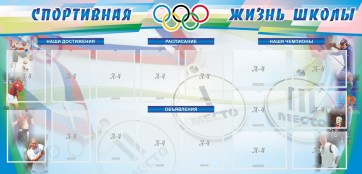 Стенд "Спортивная жизнь" Вариант 4 - fgospostavki.ru - Апатиты
