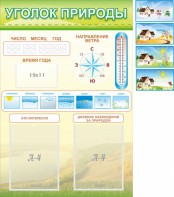 Стенд "Уголок природы" Вариант 2 - fgospostavki.ru - Апатиты