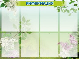 Стенд "Информация" Вариант 13 - fgospostavki.ru - Апатиты