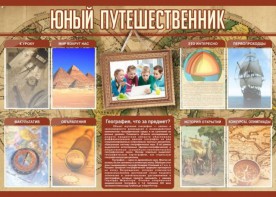 Стенд "Юный путешественник" - fgospostavki.ru - Апатиты