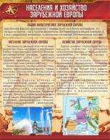 Стенд "Населения и хозяйство Зарубежной Европы" - fgospostavki.ru - Апатиты