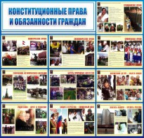 Стенд "Конституционные права и обязанности граждан" - fgospostavki.ru - Апатиты