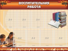 Стенд "Воспитательная работа" - fgospostavki.ru - Апатиты