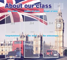 Стенд "About our class" - fgospostavki.ru - Апатиты