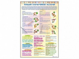 Стенд "Наши пальчики устали" (зарядка) - fgospostavki.ru - Апатиты