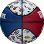 Мяч баскетбольный Wilson NBA All Team (размер 7, резина, тренировочный) - fgospostavki.ru - Апатиты